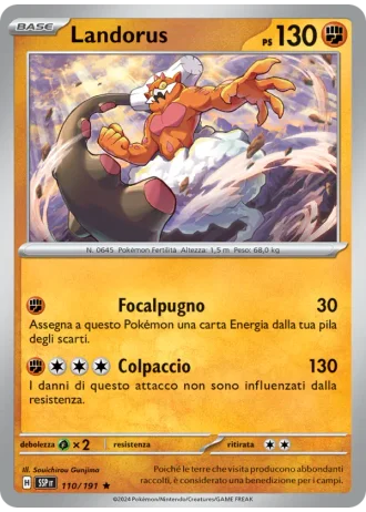Landorus #110/191 — Scintille Folgoranti