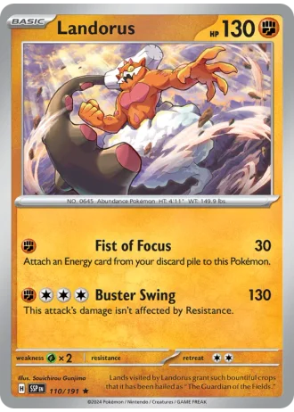Landorus #110/191 — Surging Sparks