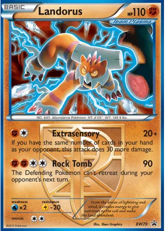 Landorus BW79 — Black & White Promos