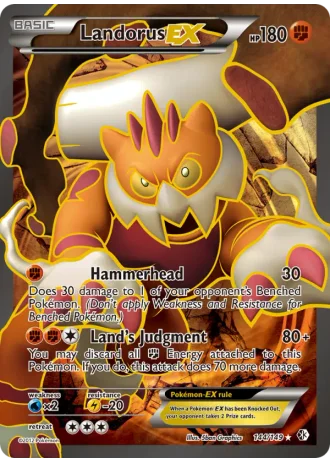 Landorus EX #144/149 — Boundaries Crossed