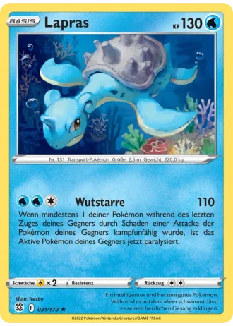 Lapras #031 — Strahlende Sterne