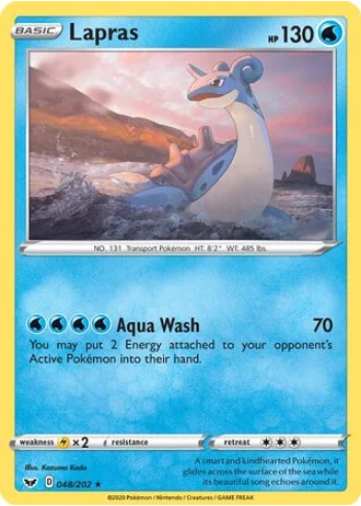 Lapras #048/202 — Holiday Calendar 2022