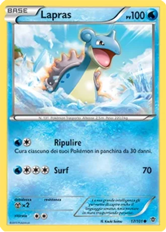 Lapras #17/101 — Esplosione Plasma