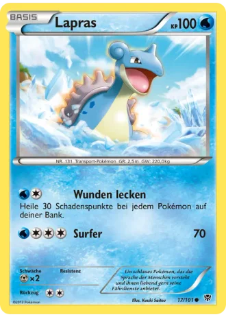 Lapras #17/101 — Plasma-Blaster