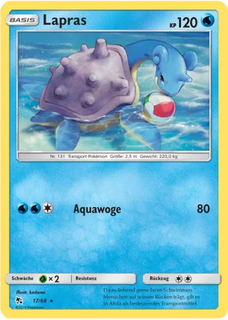 Lapras #17/68 — Verborgenes Schicksal