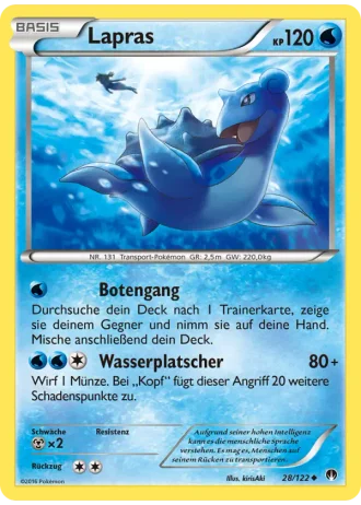 Lapras #28/122 — TURBOfieber