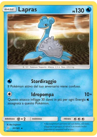 Lapras #31/181 — Gioco di Squadra