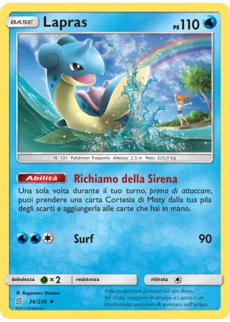 Lapras #36/236 — Sintonia Mentale