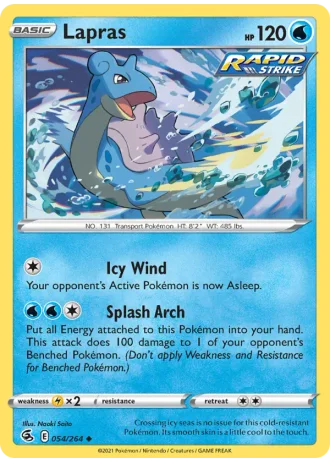 Lapras #54 — Fusion Strike