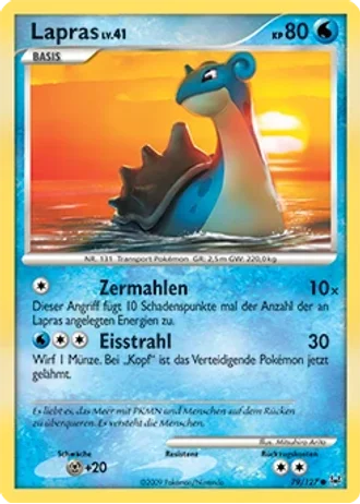 Lapras #79/127 — Platin