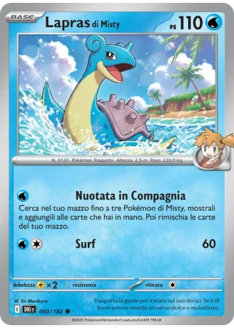 Lapras di Misty #050/182 — Rivali Predestinati