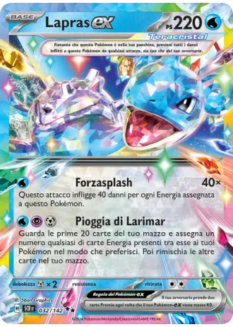 Lapras ex #032/142 — Corona Astrale
