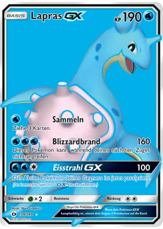 Lapras GX #139/149 — Sonne & Mond
