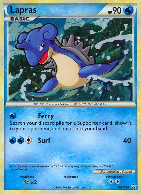 Lapras HGSS14 — HeartGold & SoulSilver Promos