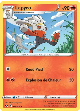 Lapyro #33/202 — Épée et Bouclier