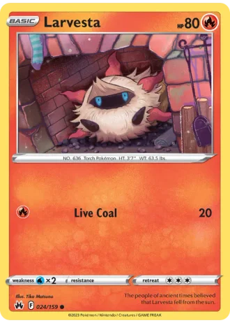 Larvesta #024/159 — Crown Zenith