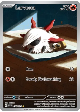 Larvesta #196/191 — Surging Sparks