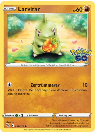Larvitar #037/78 — Pokémon GO