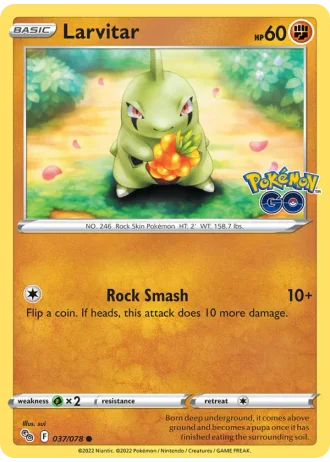 Larvitar #037 — Pokémon GO
