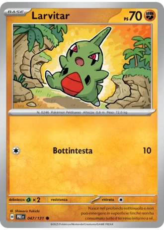 Larvitar #047 — Evoluzioni Prismatiche