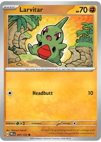 Larvitar #047/131 — Prismatic Evolutions