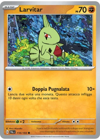 Larvitar #110 — Evoluzioni a Paldea