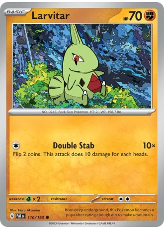 Larvitar #110 — Paldea Evolved