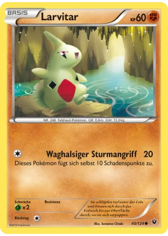 Larvitar #40/124 — Schicksalsschmiede