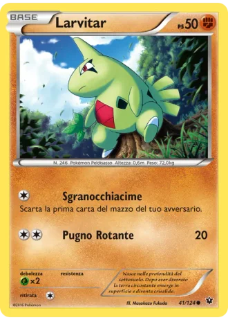 Larvitar #41/124 — Destini Incrociati