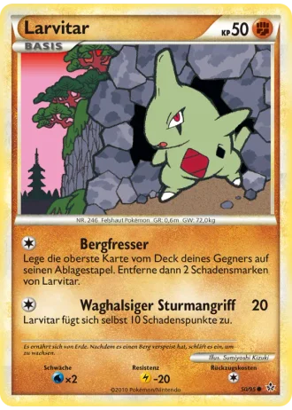 Larvitar #50/95 — Entfesselt