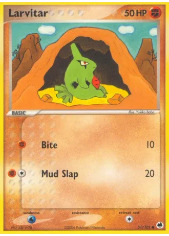 Larvitar #51 — Dragon Frontiers