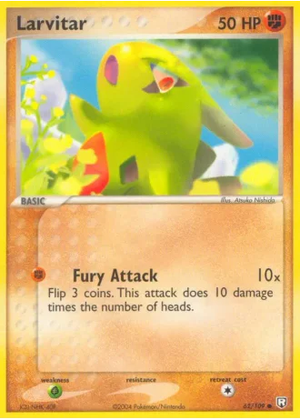 Larvitar #62 — Team Rocket Returns