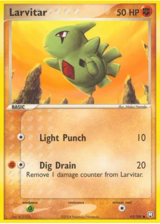Larvitar #63 — Team Rocket Returns