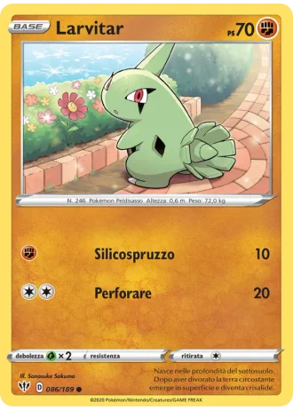 Larvitar #86 — Fiamme Oscure