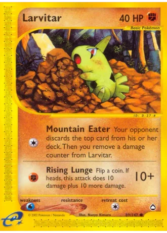 Larvitar #89 — Aquapolis