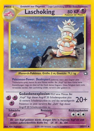 Laschoking (1. Edition) #14/111 — Neo Genesis (1. Edition)