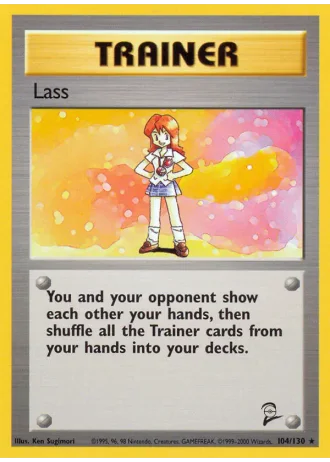 Lass #104/130 — Base Set 2