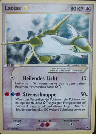 Latias * #105/107 — EX Deoxys