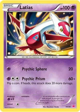 Latias #14 — XY trainer Kit (Latias)