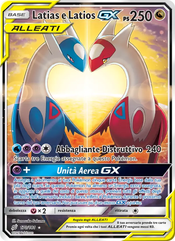 Latias e Latios GX #170 — Gioco di Squadra