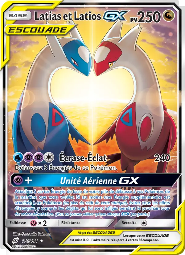 Latias et Latios GX #170 — Duo de Choc