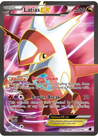 Latias EX #112 — Plasma Freeze