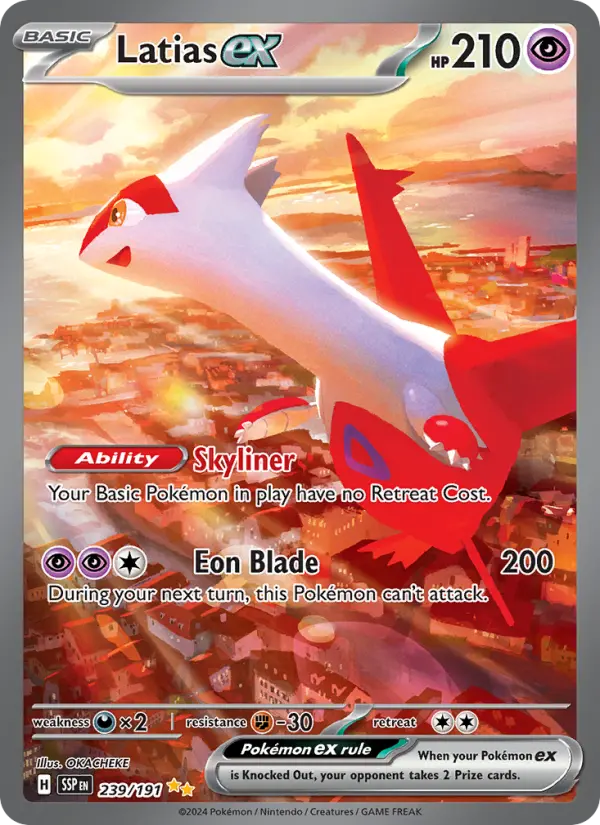 Latias ex #239 — Surging Sparks