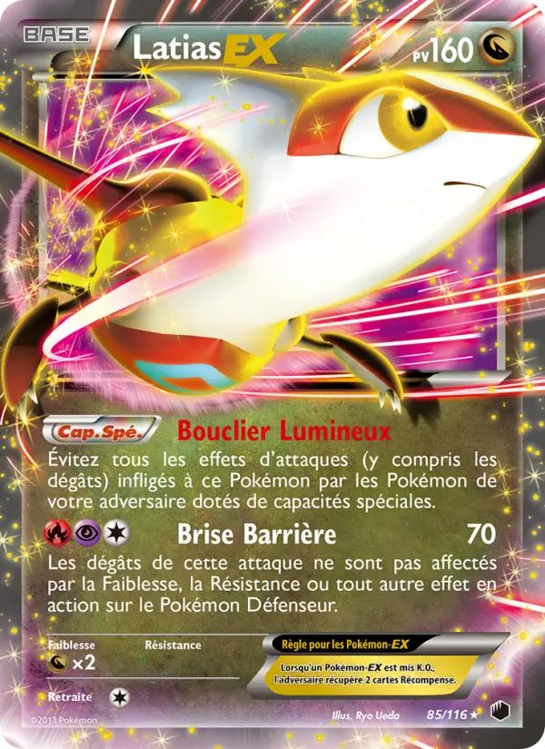 Latias EX #85 — Glaciation Plasma