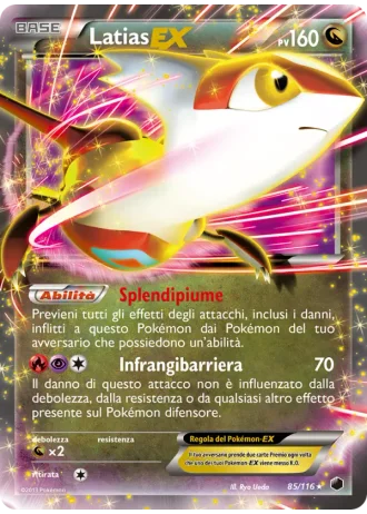 Latias EX #85/116 — Glaciazione Plasma