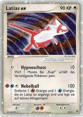 Latias ex #93 — EX Drache