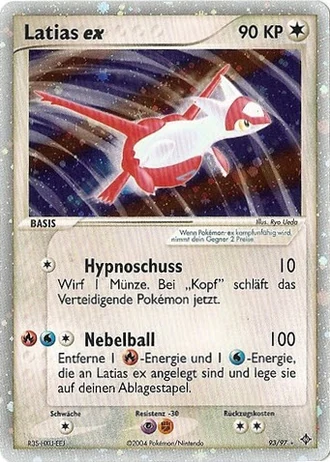 Latias ex #93/97 — EX Drache