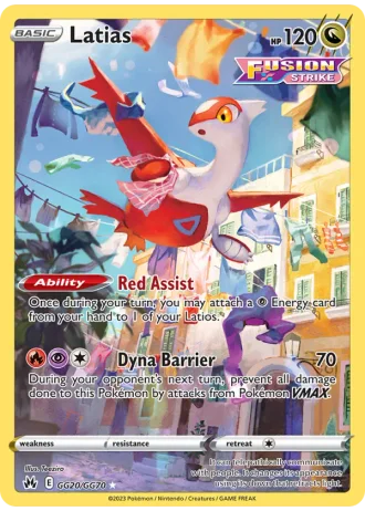 Latias GG20/70 — Galarian Gallery (Crown Zenith)