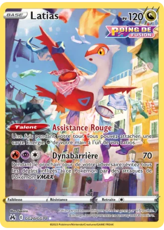 Latias GG20/70 — Galerie de Galar (Zénith Suprême)