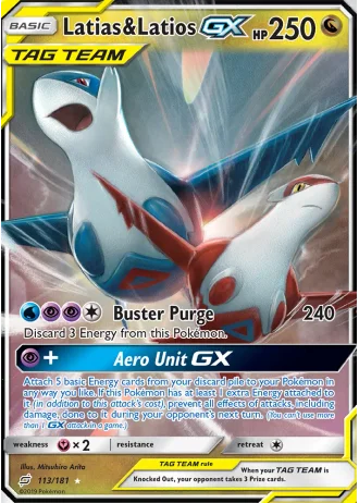 Latias & Latios GX #113/181 — Team Up